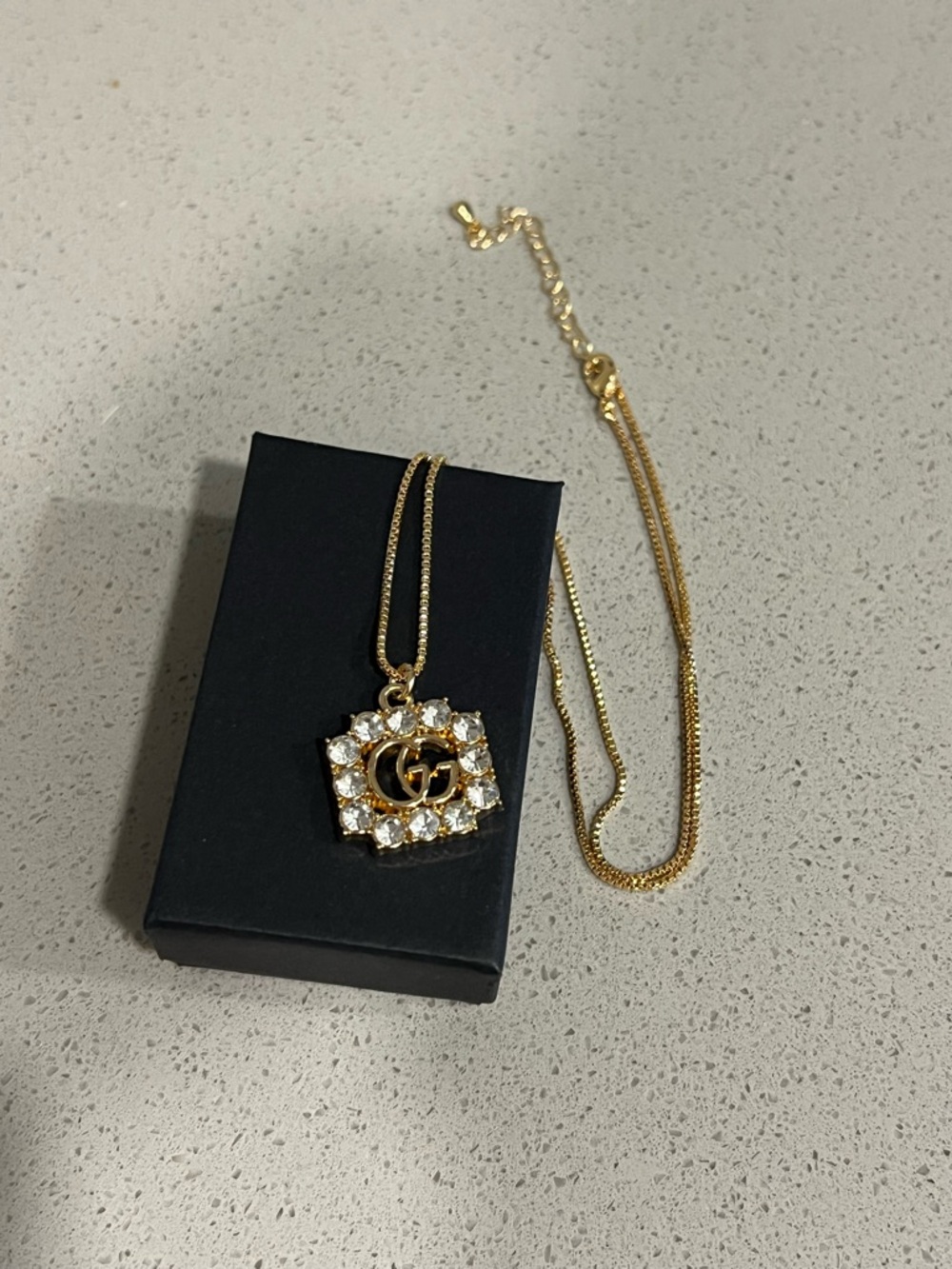Repurposed “Gucci” pull/pendant necklace